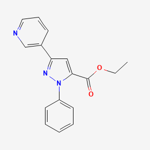 Ethyl 2-phenyl-5-pyridin-3-ylpyrazole-3-carboxylate