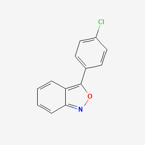 molecular formula C13H8ClNO B3263833 3-(4-chlorophenyl)-2,1-Benzisoxazole CAS No. 38046-68-3