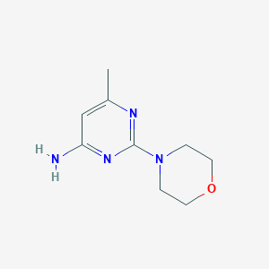 molecular formula C9H14N4O B3263859 6-甲基-2-(吗啉-4-基)嘧啶-4-胺 CAS No. 380875-93-4