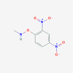 molecular formula C7H7N3O5 B3263870 o-(2,4-Dinitrophenyl)-n-methylhydroxylamine CAS No. 38100-39-9
