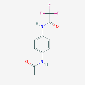 molecular formula C10H9F3N2O2 B326389 N-[4-(acetylamino)phenyl]-2,2,2-trifluoroacetamide 