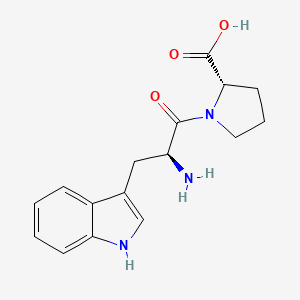 molecular formula C16H19N3O3 B3263900 H-Trp-Pro-OH CAS No. 38136-75-3