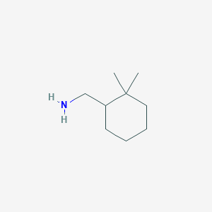 molecular formula C9H19N B3263909 Cyclohexanemethanamine, 2,2-dimethyl- CAS No. 381665-67-4