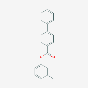 molecular formula C20H16O2 B326391 3-Methylphenyl biphenyl-4-carboxylate 