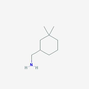 molecular formula C9H19N B3263910 (3,3-Dimethylcyclohexyl)methanamine CAS No. 381665-68-5