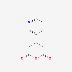 molecular formula C10H9NO3 B3263916 4-(Pyridin-3-yl)oxane-2,6-dione CAS No. 381677-91-4