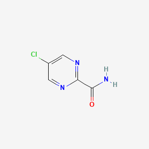 molecular formula C5H4ClN3O B3263970 5-Chloropyrimidine-2-carboxamide CAS No. 38275-59-1