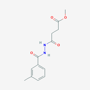 Methyl 4-[2-(3-methylbenzoyl)hydrazino]-4-oxobutanoate