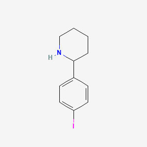 molecular formula C11H14IN B3263996 2-(4-Iodophenyl)piperidine CAS No. 383128-13-0