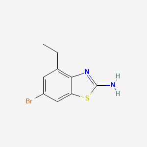 B3264007 6-Bromo-4-ethyl-1,3-benzothiazol-2-amine CAS No. 383131-52-0