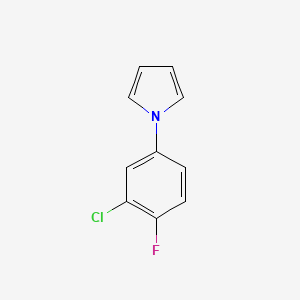 molecular formula C10H7ClFN B3264014 1-(3-氯-4-氟苯基)-1H-吡咯 CAS No. 383137-55-1