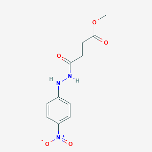 Methyl 4-[2-(4-nitrophenyl)hydrazinyl]-4-oxobutanoate