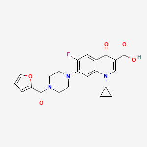 1-cyclopropyl-6-fluoro-7-[4-(furan-2-carbonyl)piperazin-1-yl]-4-oxo-quinoline-3-carboxylic Acid