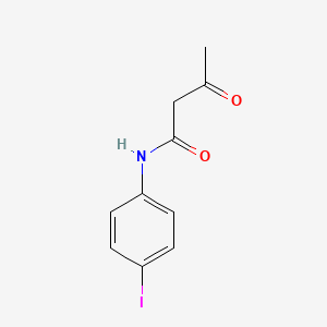 molecular formula C10H10INO2 B3264046 N-(4-iodophenyl)-3-oxobutanamide CAS No. 38418-25-6
