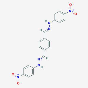 Terephthalaldehyde bis({4-nitrophenyl}hydrazone)
