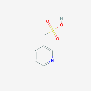 molecular formula C6H7NO3S B3264132 Pyridin-3-ylmethanesulfonic acid CAS No. 38588-51-1