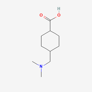 molecular formula C10H19NO2 B3264145 (1r,4r)-4-[(Dimethylamino)methyl]cyclohexane-1-carboxylic acid CAS No. 38697-83-5