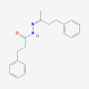 3-phenyl-N-[(Z)-4-phenylbutan-2-ylideneamino]propanamide