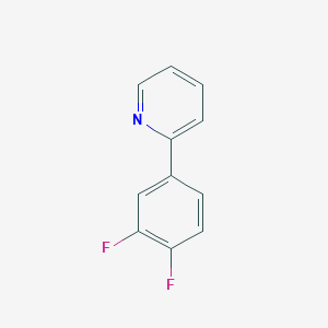 molecular formula C11H7F2N B3264169 2-(3,4-Difluorophenyl)pyridine CAS No. 387831-85-8