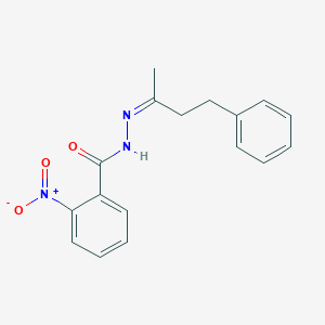 2-nitro-N-[(Z)-4-phenylbutan-2-ylideneamino]benzamide