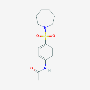 N-[4-(azepan-1-ylsulfonyl)phenyl]acetamide