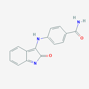 4-[(2-oxoindol-3-yl)amino]benzamide