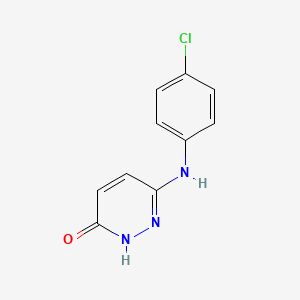 6-((4-Chlorophenyl)amino)pyridazin-3(2H)-one