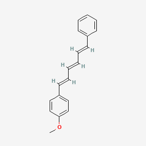 molecular formula C19H18O B3264290 1-(4-Methoxyphenyl)-6-phenylhexatriene CAS No. 3893-10-5