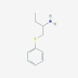 molecular formula C10H15NS B3264322 1-(Phenylsulfanyl)butan-2-amine CAS No. 3898-25-7