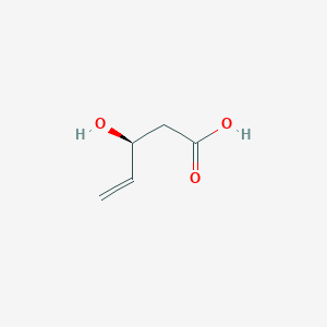 molecular formula C5H8O3 B3264329 [S,(+)]-3-Hydroxy-4-pentenoic acid CAS No. 38996-05-3