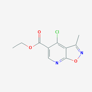 Ethyl 4-chloro-3-methylisoxazolo[5,4-b]pyridine-5-carboxylate