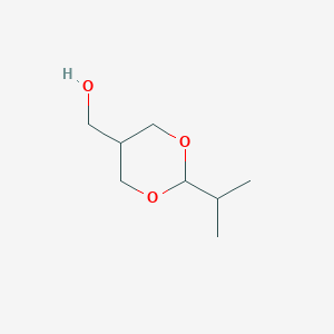 molecular formula C8H16O3 B3264387 2-Isopropyl-5-hydroxymethyl-1,3-dioxane CAS No. 39113-74-1