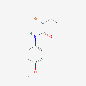 2-bromo-N-(4-methoxyphenyl)-3-methylbutanamide