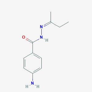 4-Amino-benzoic acid sec-butylidene-hydrazide