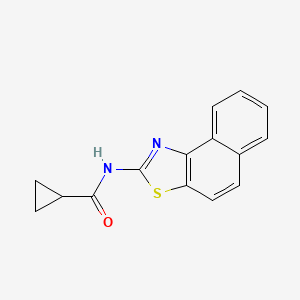 N-benzo[e][1,3]benzothiazol-2-ylcyclopropanecarboxamide