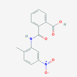 2-[(2-Methyl-5-nitrophenyl)carbamoyl]benzoic acid