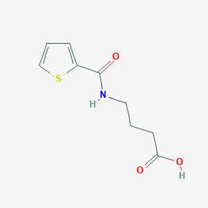 molecular formula C9H11NO3S B3264567 4-(Thiophen-2-ylformamido)butanoic acid CAS No. 392716-17-5