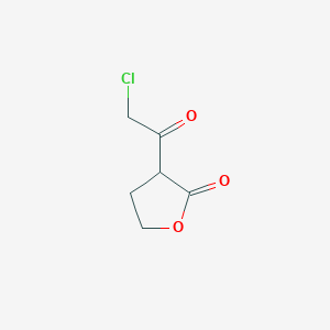 molecular formula C6H7ClO3 B3264594 2-氯乙酰基丁内酯 CAS No. 393781-54-9