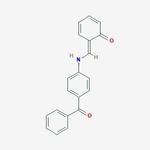 molecular formula C20H15NO2 B326460 (6E)-6-[(4-benzoylanilino)methylidene]cyclohexa-2,4-dien-1-one 