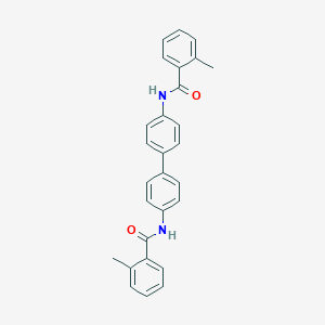 2-methyl-N-{4'-[(2-methylbenzoyl)amino][1,1'-biphenyl]-4-yl}benzamide