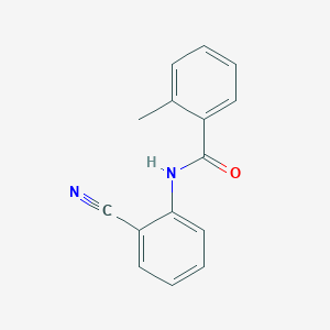 N-(2-cyanophenyl)-2-methylbenzamide