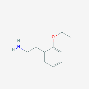 molecular formula C11H17NO B3264665 2-(2-Isopropoxyphenyl)ethanamine CAS No. 39515-75-8