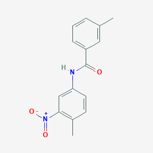 molecular formula C15H14N2O3 B326467 3-methyl-N-(4-methyl-3-nitrophenyl)benzamide 
