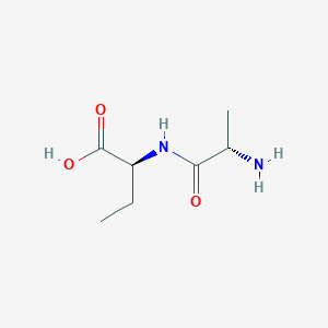 molecular formula C7H14N2O3 B3264674 H-Ala-Abu-OH CAS No. 39537-33-2