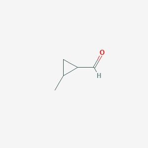 molecular formula C5H8O B3264679 2-甲基环丙烷-1-甲醛 CAS No. 39547-01-8