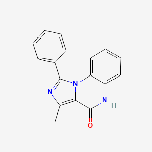 3-Methyl-1-phenylimidazo[1,5-a]quinoxalin-4(5H)-one