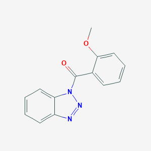 molecular formula C14H11N3O2 B326475 1-(2-methoxybenzoyl)-1H-1,2,3-benzotriazole 