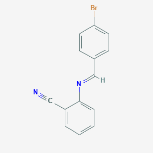 2-[(4-Bromobenzylidene)amino]benzonitrile