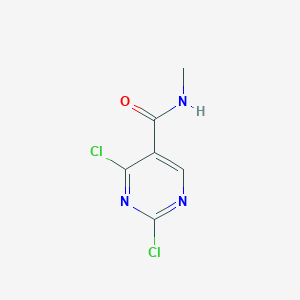 molecular formula C6H5Cl2N3O B3264770 2,4-dichloro-N-methylpyrimidine-5-carboxamide CAS No. 39714-33-5