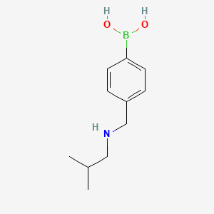 4-[[(2-Methylpropyl)amino]methyl]phenylboronic acid